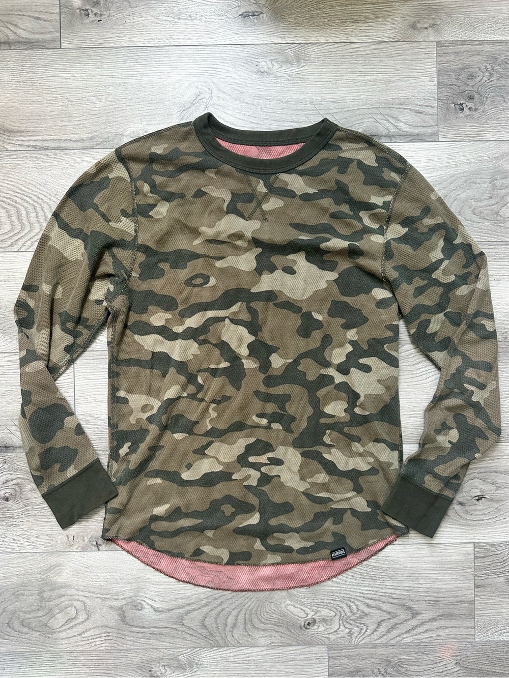 Camo Long Sleeve Top